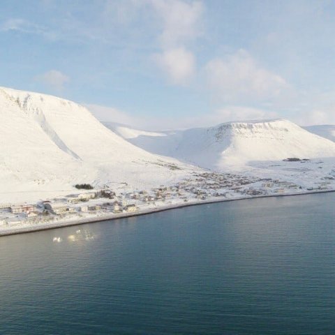 Patreksfjörður in winter time