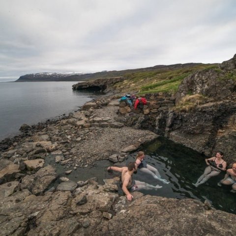 Hellulaug, natural hot pool near Flókalundur