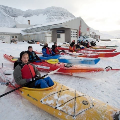 Sea kayaking