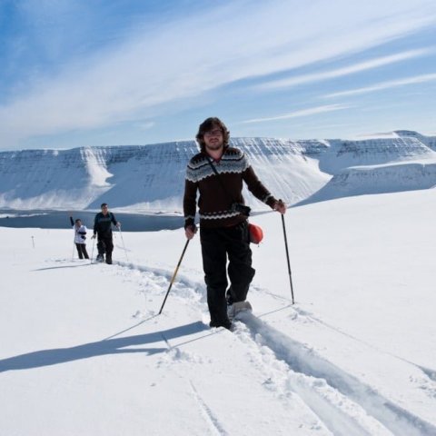 Winter skiing